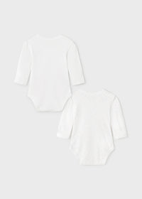 Set 2 bodys Branco (Branco)  para Bebé Menina - Mayoral
