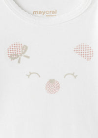 Set 2 bodys Branco (Branco)  para Bebé Menina - Mayoral