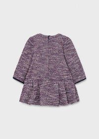Vestido Framboesa (Vermelho Escuro)  para Bebé Menina - Mayoral