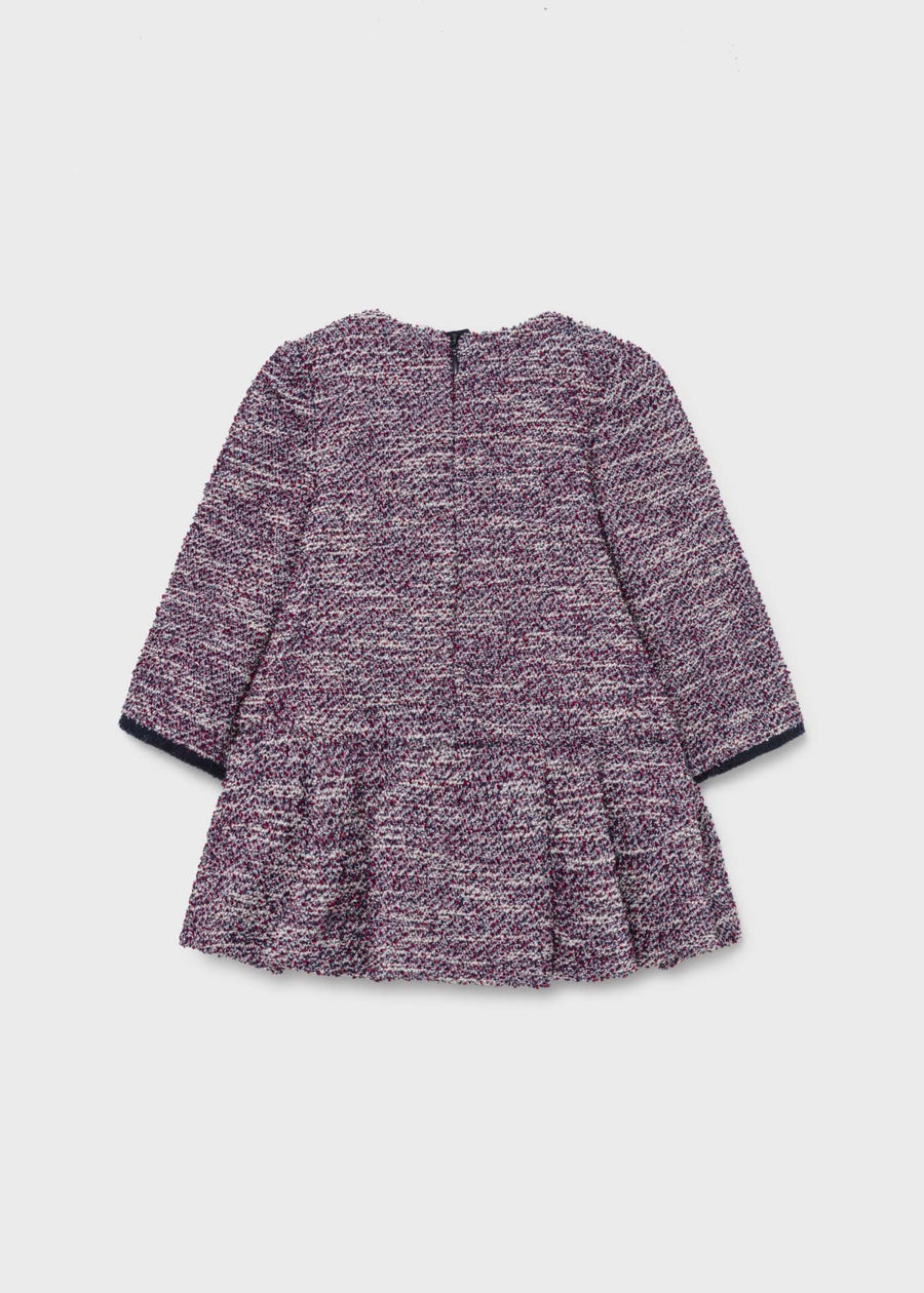 Vestido Framboesa (Vermelho Escuro)  para Bebé Menina - Mayoral
