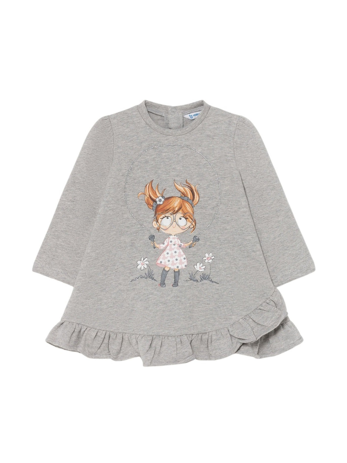 Vestido felpa boneca Prata vig (Cinza Claro)  para Bebé Menina - Mayoral