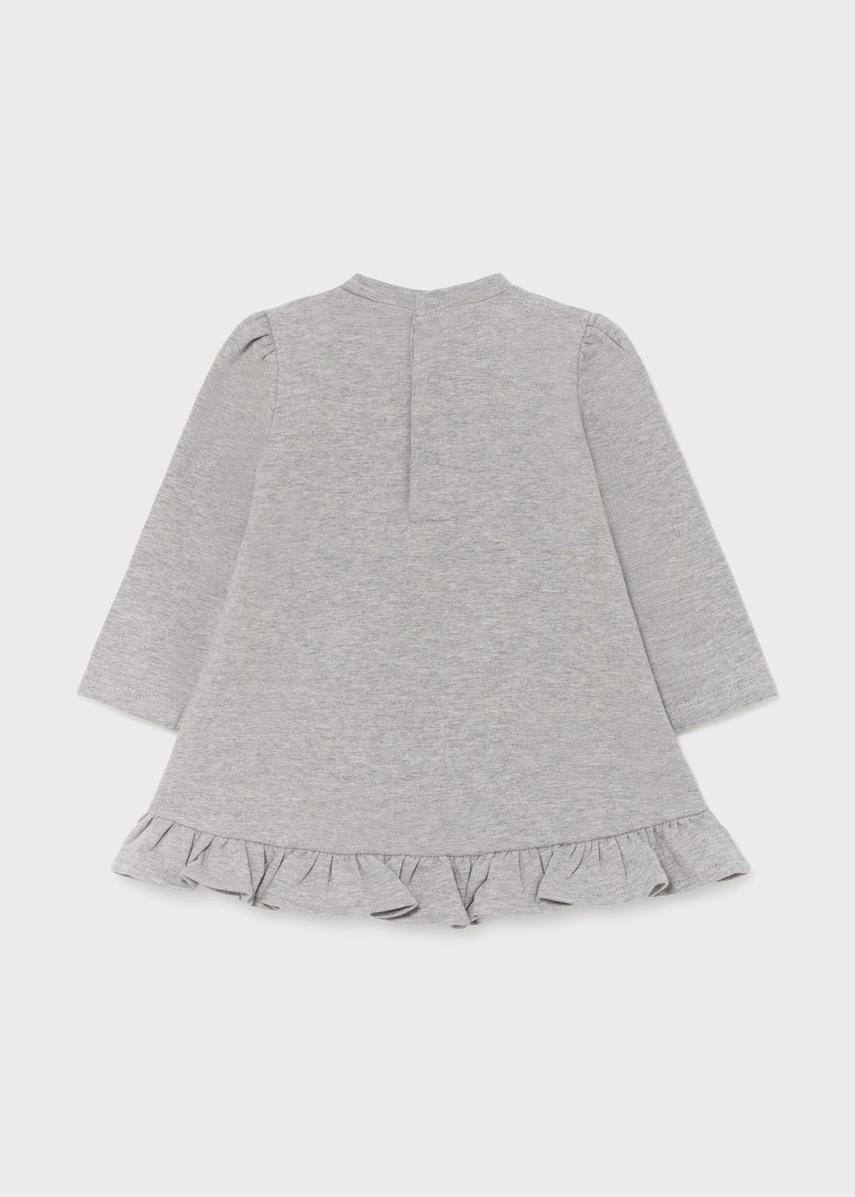Vestido felpa boneca Prata vig (Cinza Claro)  para Bebé Menina - Mayoral