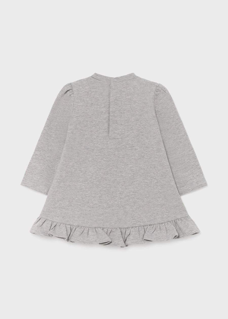 Vestido felpa boneca Prata vig (Cinza Claro)  para Bebé Menina - Mayoral