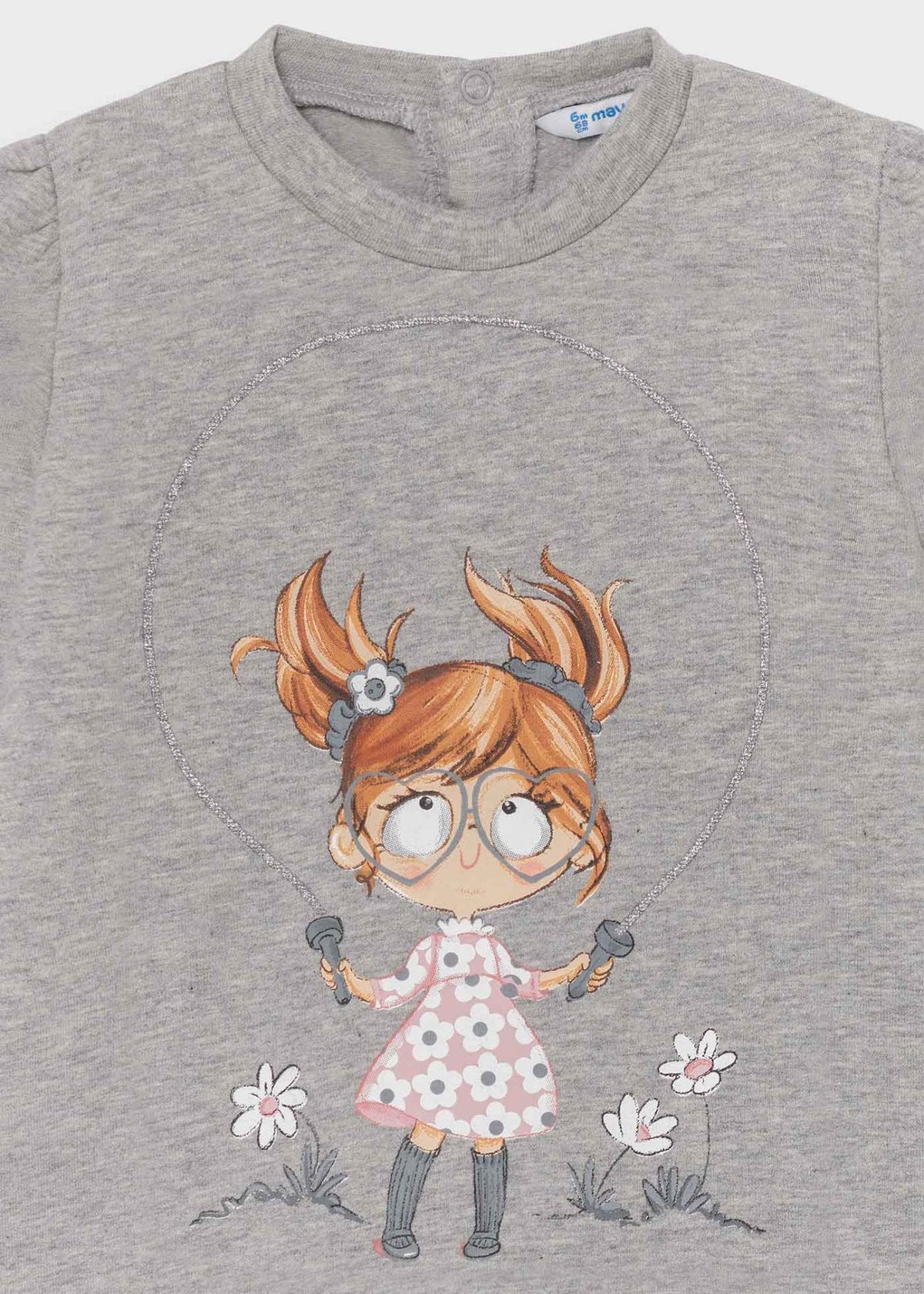 Vestido felpa boneca Prata vig (Cinza Claro)  para Bebé Menina - Mayoral