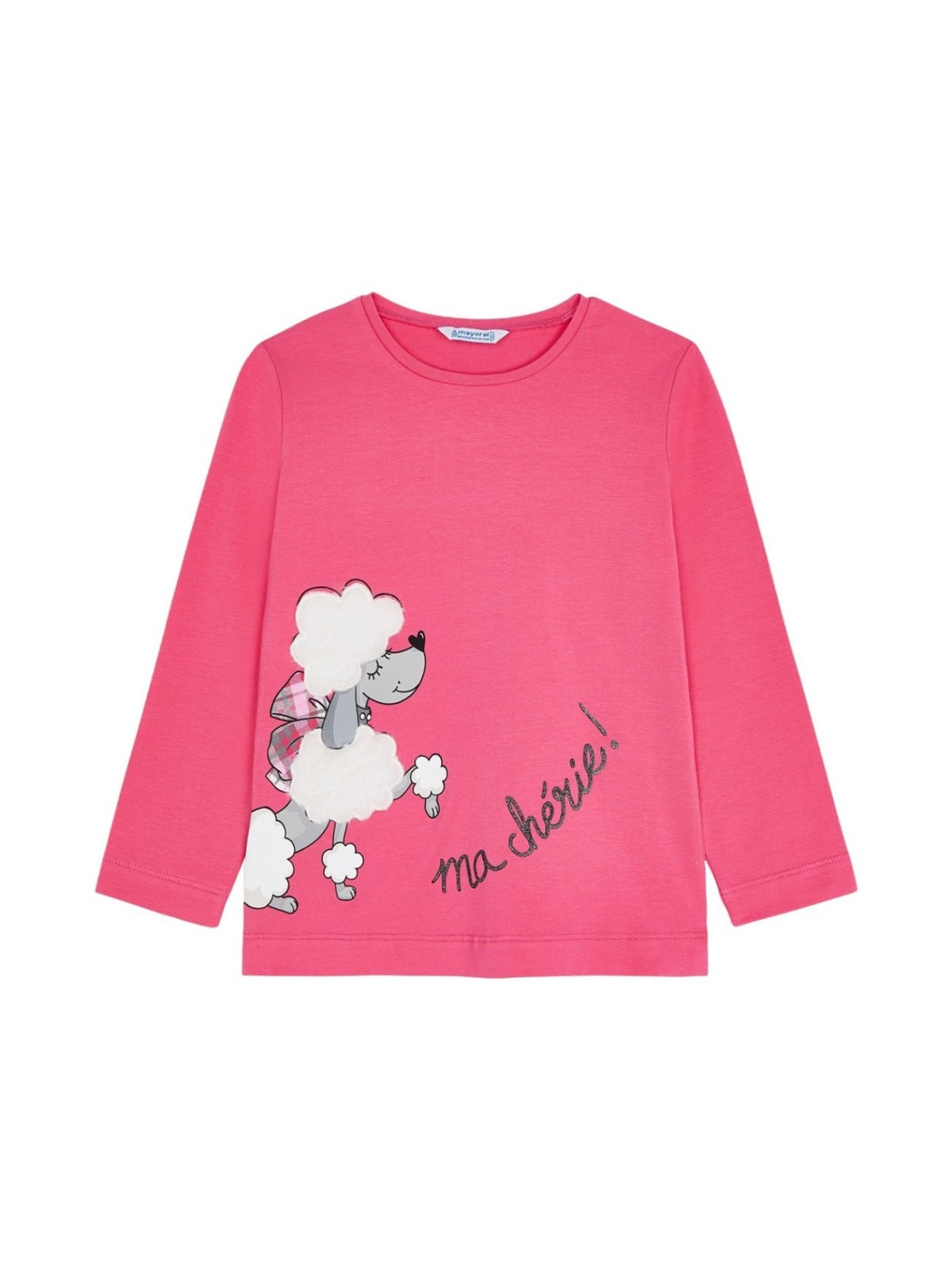 Camiseta serigrafiada Fúcsia (Fúcsia)  para Menina - Mayoral