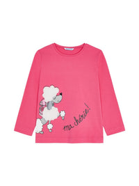 Camiseta serigrafiada Fúcsia (Fúcsia)  para Menina - Mayoral