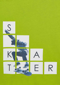 Camisola "skater" Pêra (Verde Alface)  para Menino - Mayoral