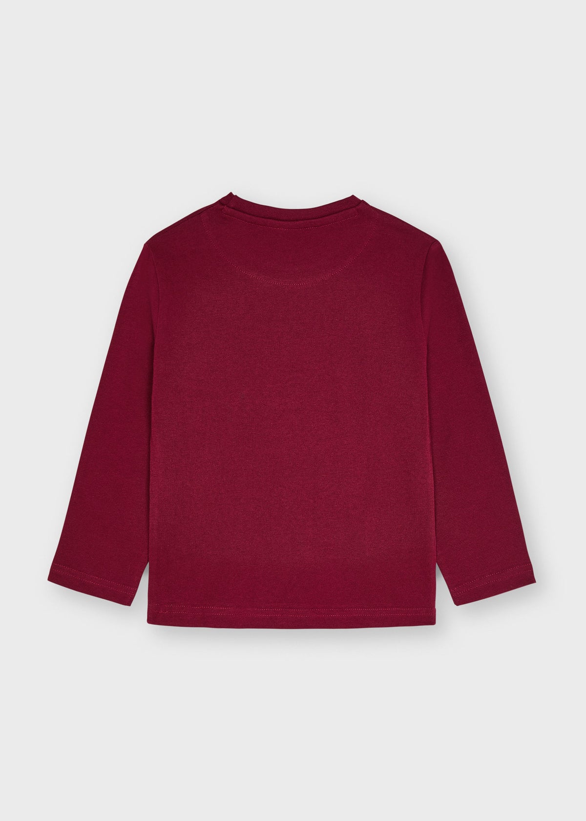 Camisola print lista Granate (Vermelho Escuro)  para Menino - Mayoral