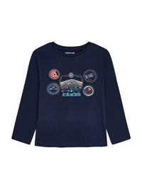 Camisola "play with" Azul escur (Marinho)  para Menino - Mayoral