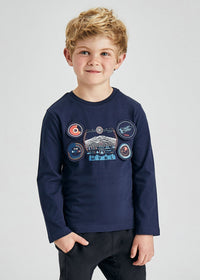 Camisola "play with" Azul escur (Marinho)  para Menino - Mayoral