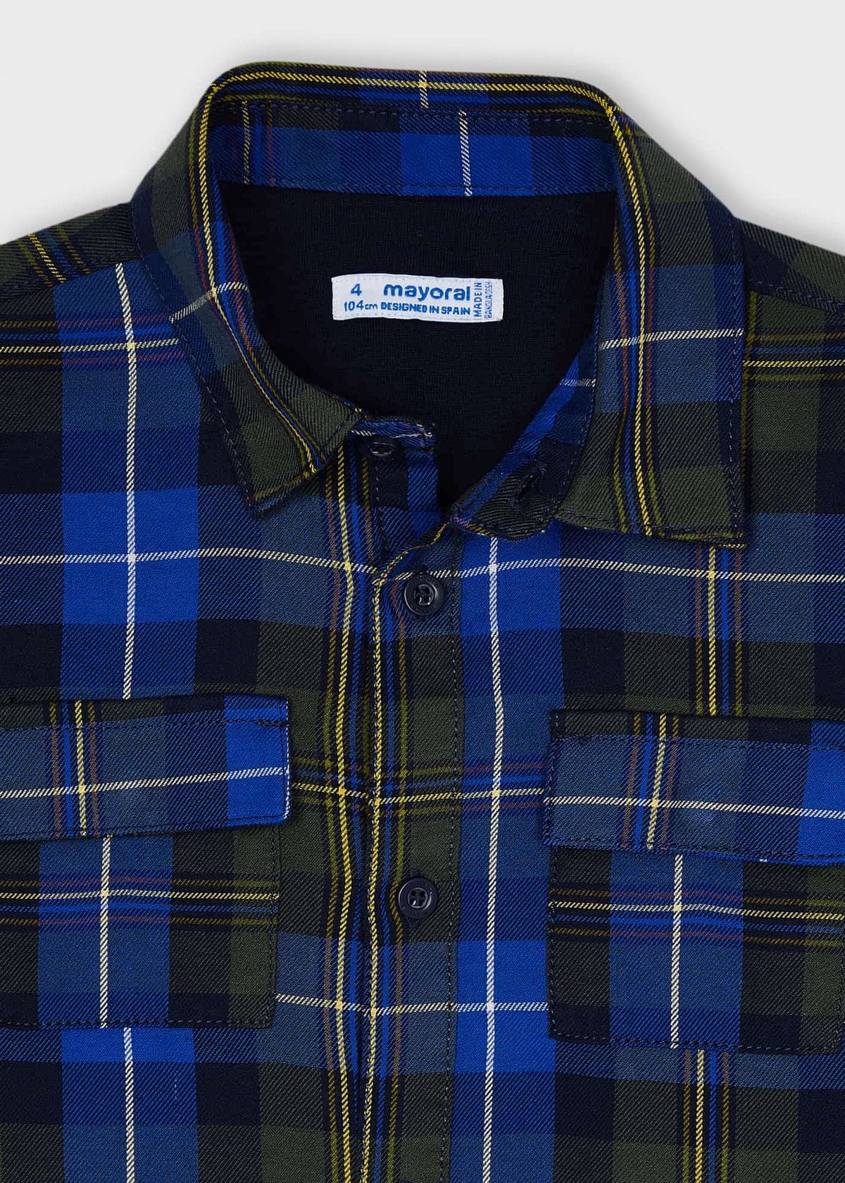 Sobrecamisa xadrez Marinho (Marinho)  para Menino - Mayoral