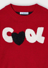 Jersey intarsia Vermelho (Vermelho)  para Menina - Mayoral