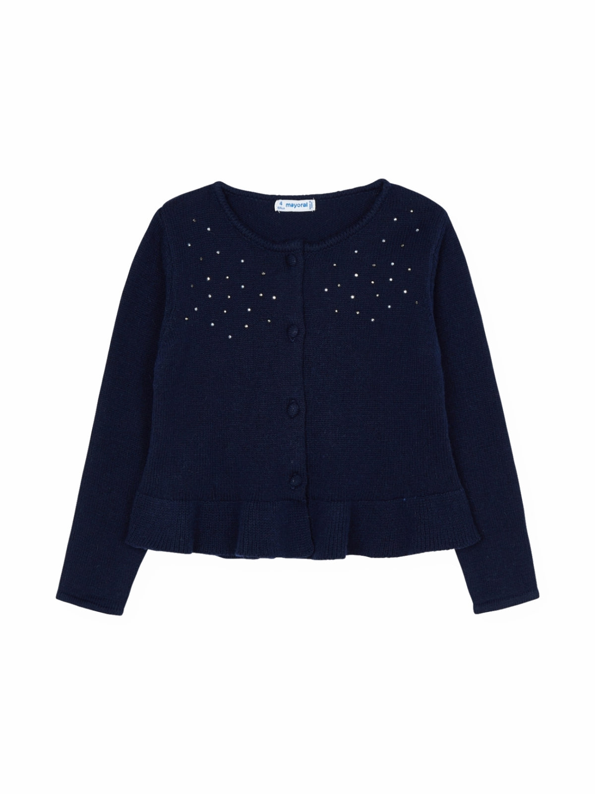 Casaco tricot strass Marinho (Marinho)  para Menina - Mayoral