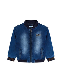 Blusão soft denim acolchoado Azul ganga (Ganga)  para Menino - Mayoral