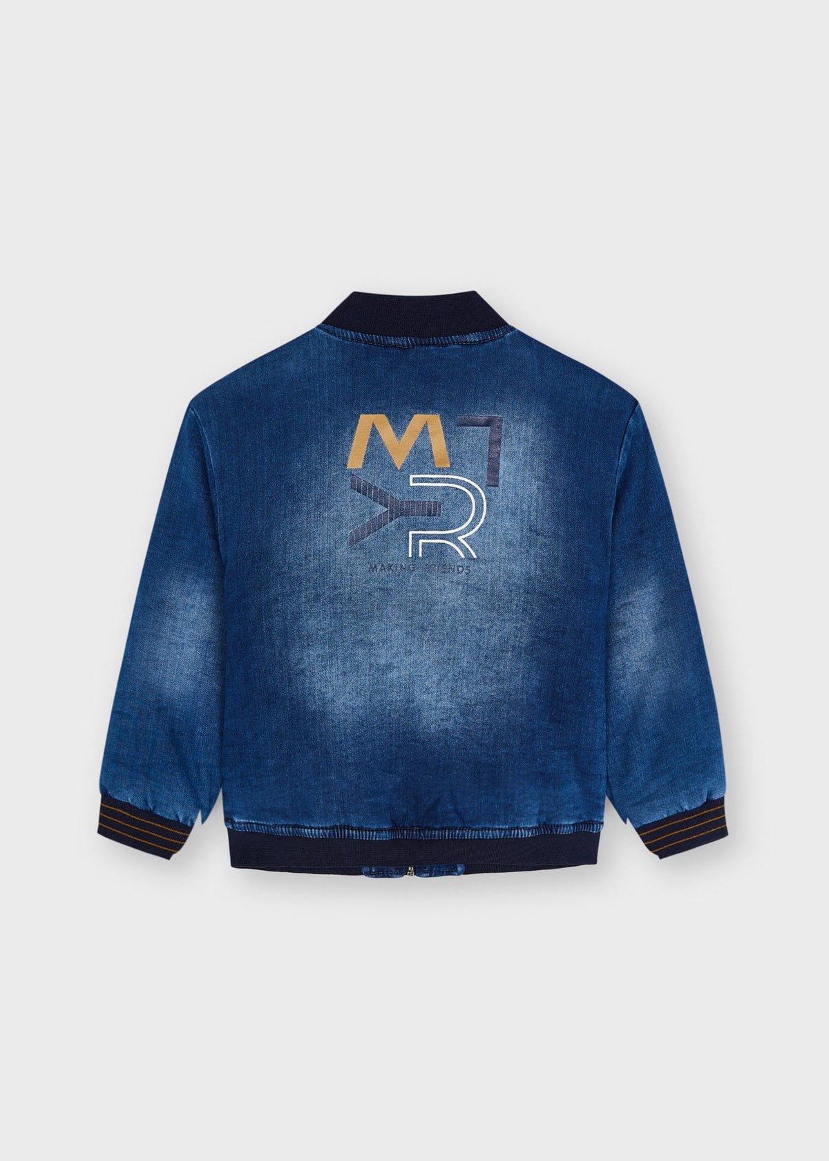 Blusão soft denim acolchoado Azul ganga (Ganga)  para Menino - Mayoral