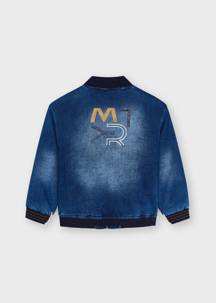 Blusão soft denim acolchoado Azul ganga (Ganga)  para Menino - Mayoral