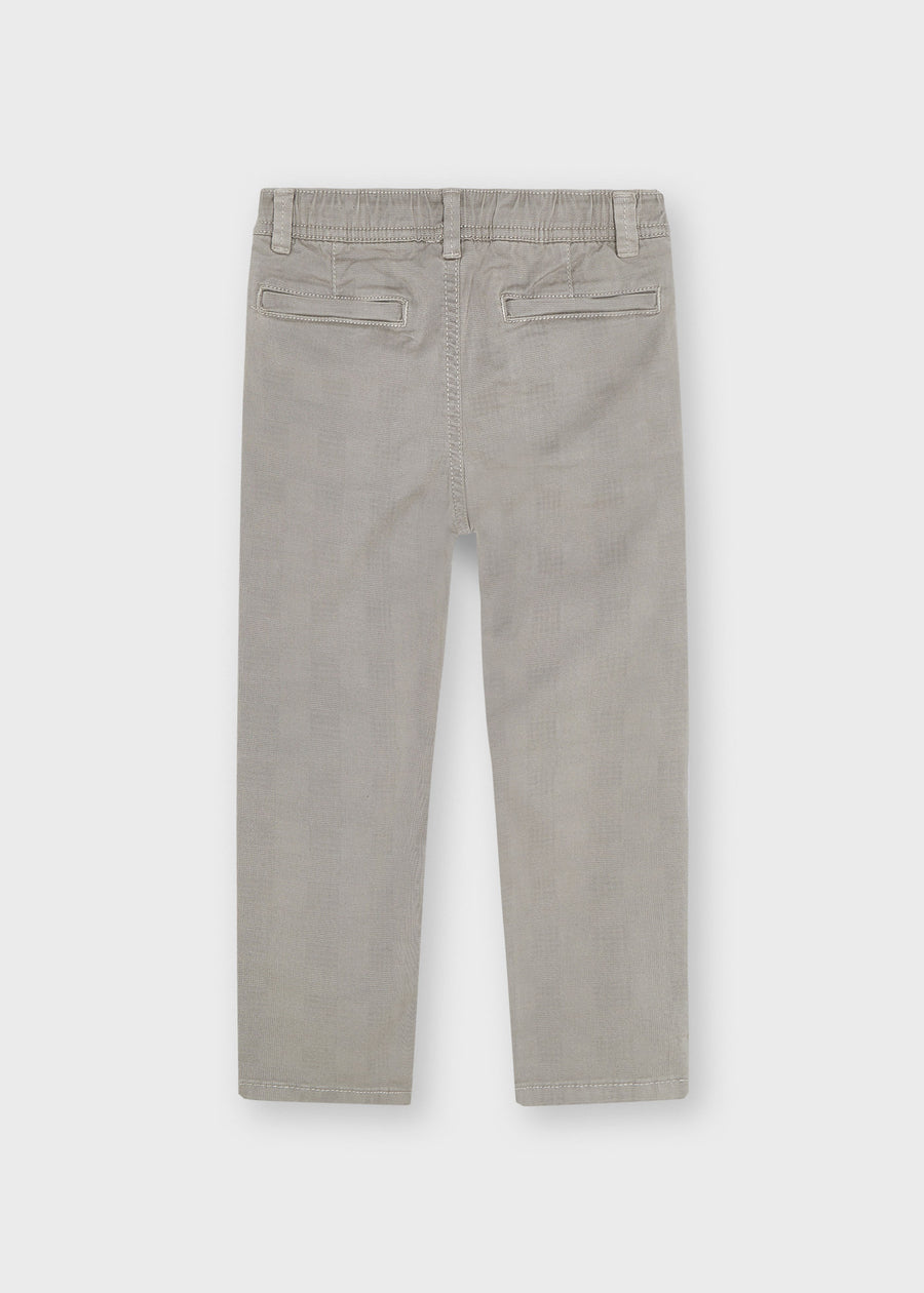 Calça jogger minixadrez Cinza (Cinza)  para Menino - Mayoral
