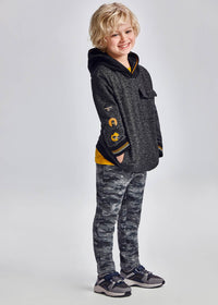 Calça estampada Asfalto gr (Cinza)  para Menino - Mayoral
