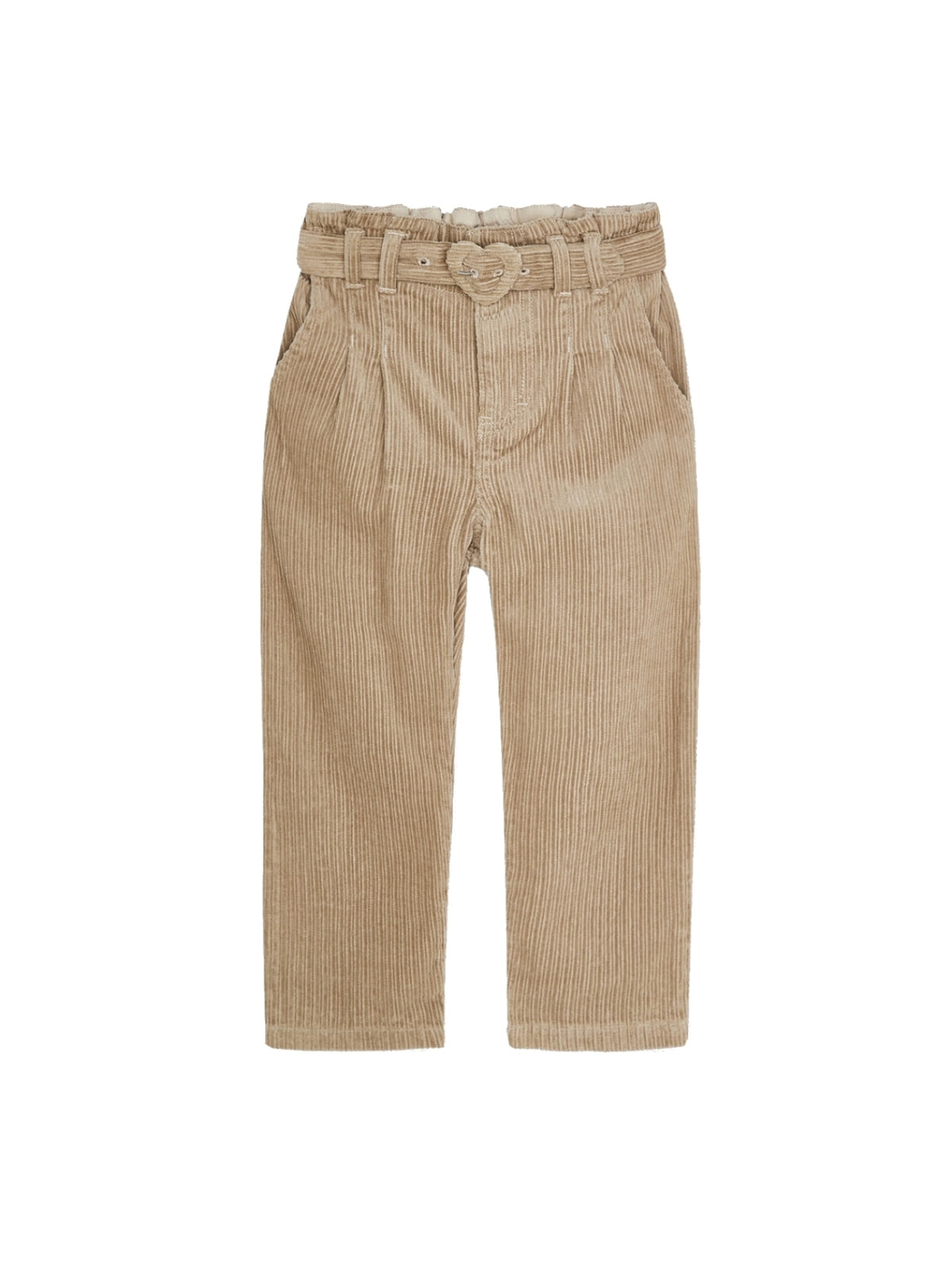 Calça bombaz. cinto Areia (Bege)  para Menina - Mayoral