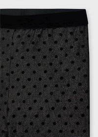 Leggings Preto (Preto)  para Menina - Mayoral