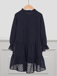 Vestido plumeti brilho Marinho (Marinho)  para Menina - Abel & Lula
