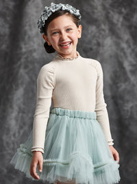 Camisola fantasia Bege (Bege)  para Menina - Abel & Lula