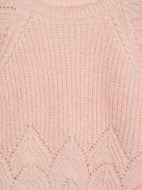 Jersey Nude (Rosa Bébé)  para Menina - Abel & Lula