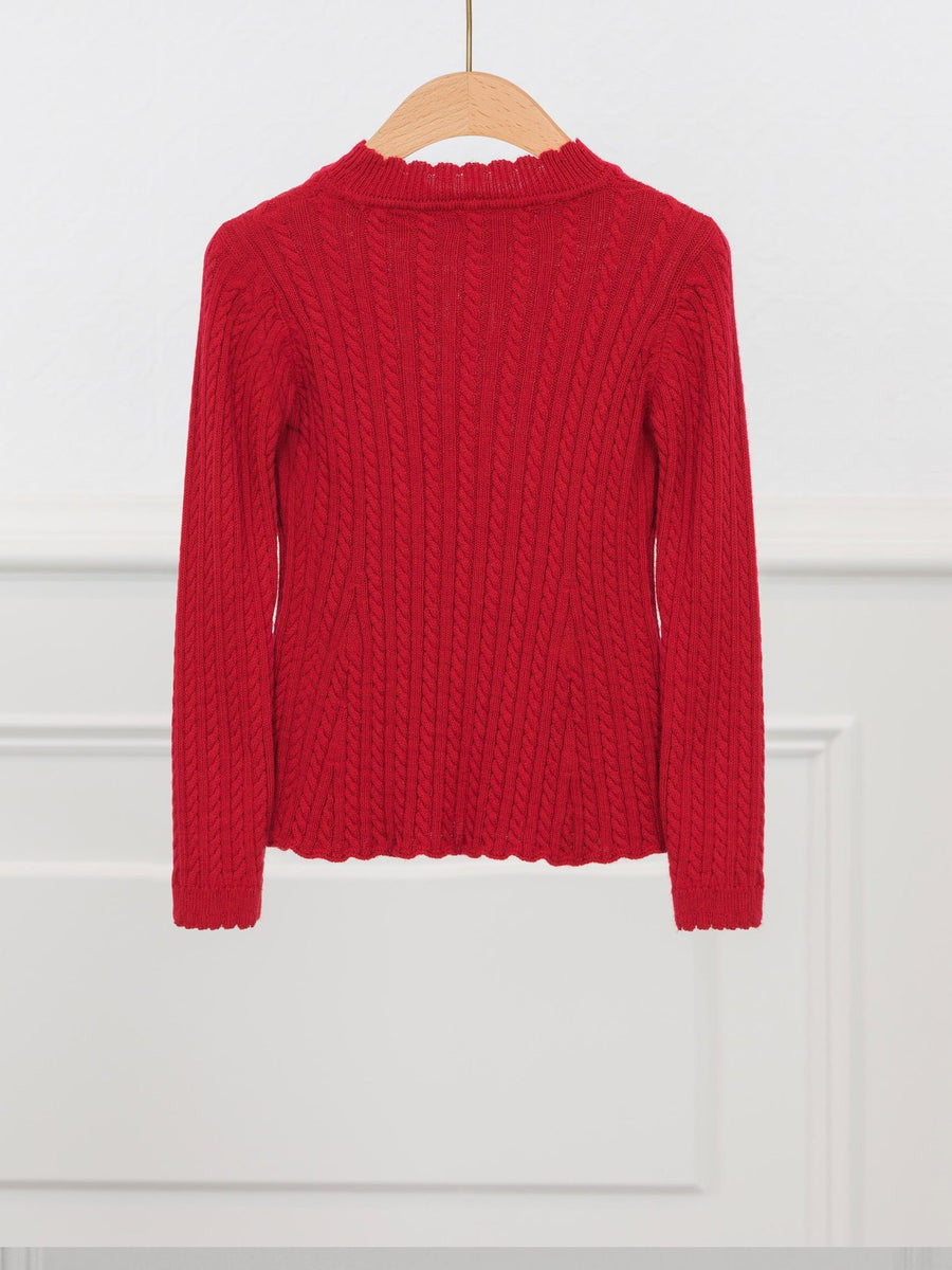 Jersey oitos Vermelho (Vermelho)  para Menina - Abel & Lula