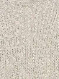 Jersey oitos Pedra (Bege)  para Menina - Abel & Lula