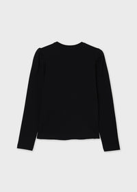 Camisola manga franzida Preto (Preto)  para Menina - Mayoral