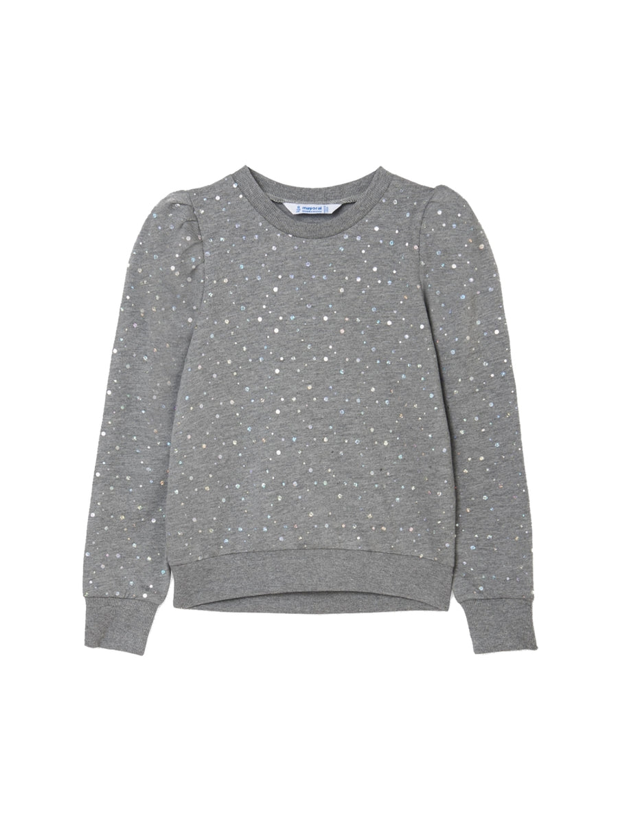 Sweat felpa Aço vig. (Cinza)  para Menina - Mayoral