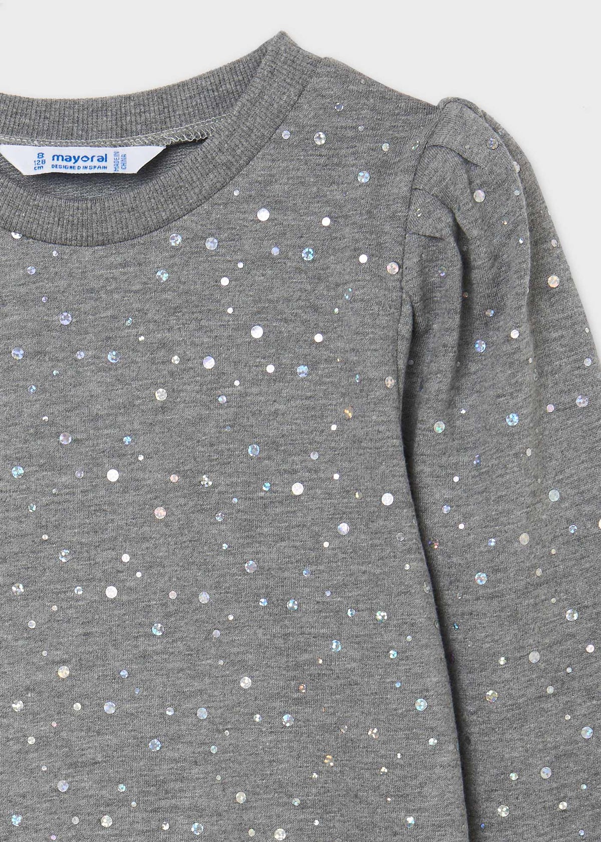 Sweat felpa Aço vig. (Cinza)  para Menina - Mayoral