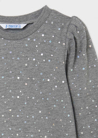 Sweat felpa Aço vig. (Cinza)  para Menina - Mayoral