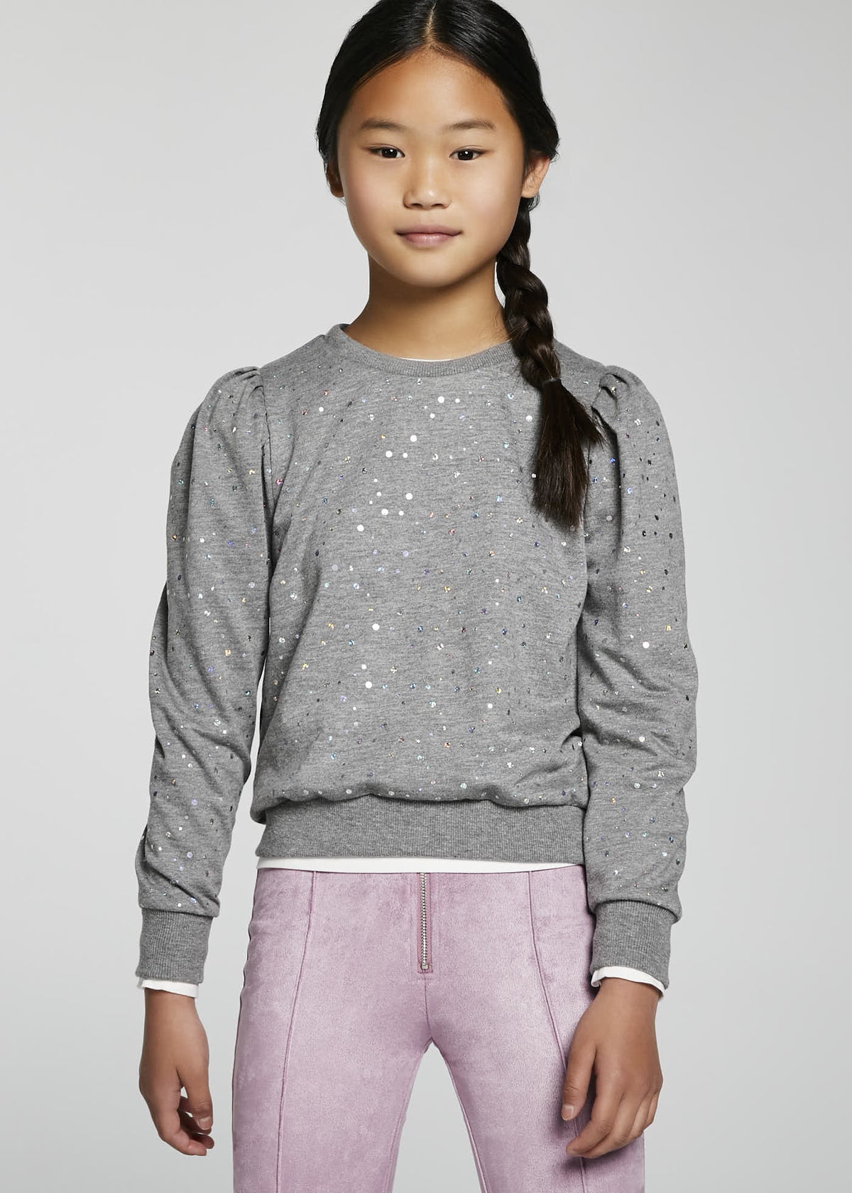 Sweat felpa Aço vig. (Cinza)  para Menina - Mayoral