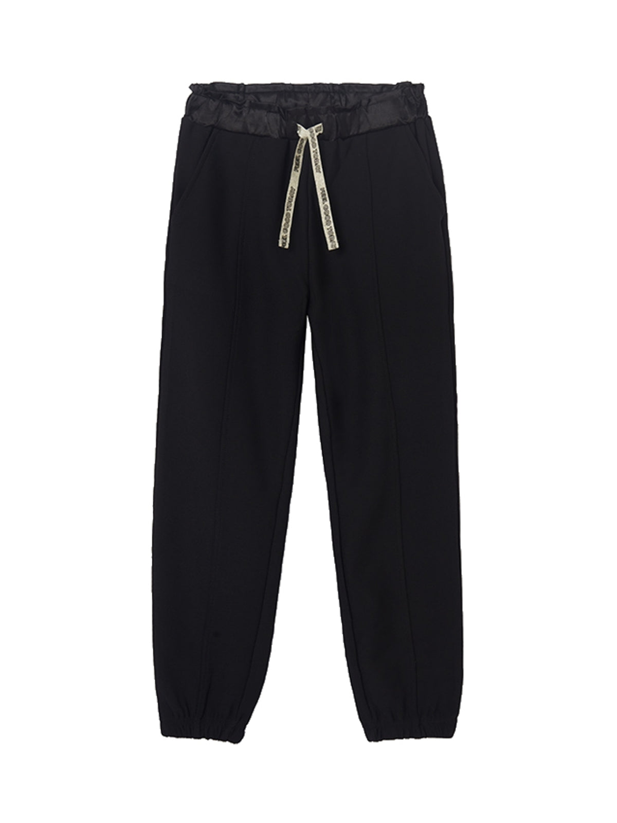 Calça ponto crepe Preto (Preto)  para Menina - Mayoral