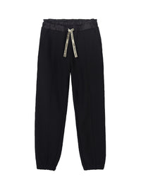 Calça ponto crepe Preto (Preto)  para Menina - Mayoral
