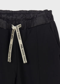 Calça ponto crepe Preto (Preto)  para Menina - Mayoral