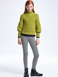 Leggings Preto (Preto)  para Menina - Mayoral