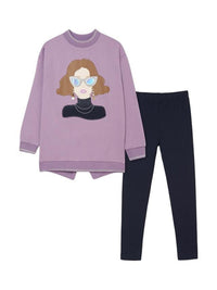 Conj. leggings boneca Marinho (Marinho)  para Menina - Mayoral