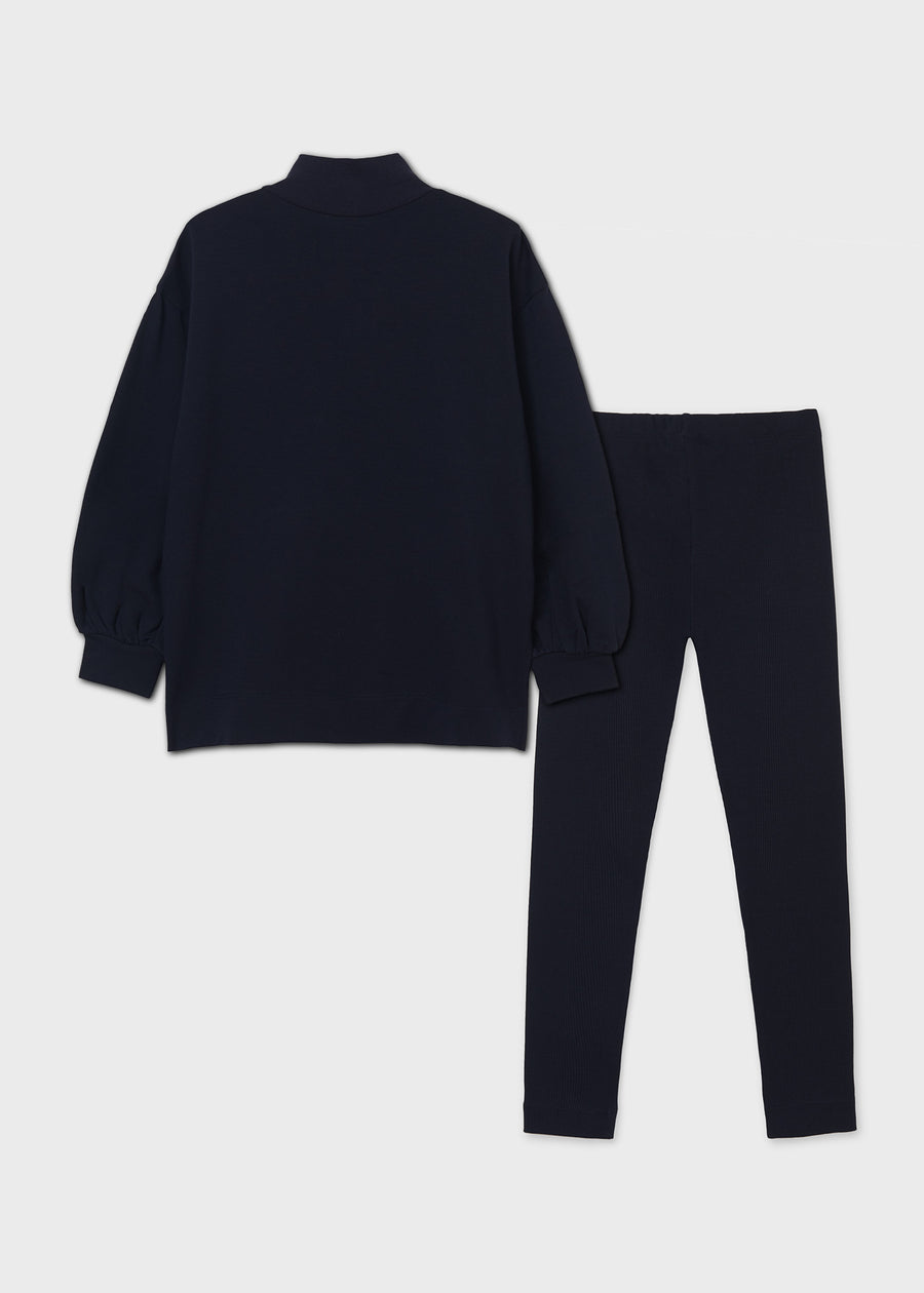 Conj. leggings Marinho (Marinho)  para Menina - Mayoral