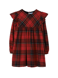 Vestido xadrez Vermelho (Vermelho)  para Menina - Mayoral