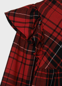 Vestido xadrez Vermelho (Vermelho)  para Menina - Mayoral