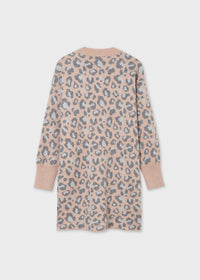 Vestido Tricô leopardo Maquilhage (Rosa Bébé)  para Menina - Mayoral