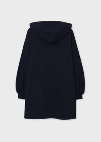 Vestido felpa carapuço Marinho (Marinho)  para Menina - Mayoral