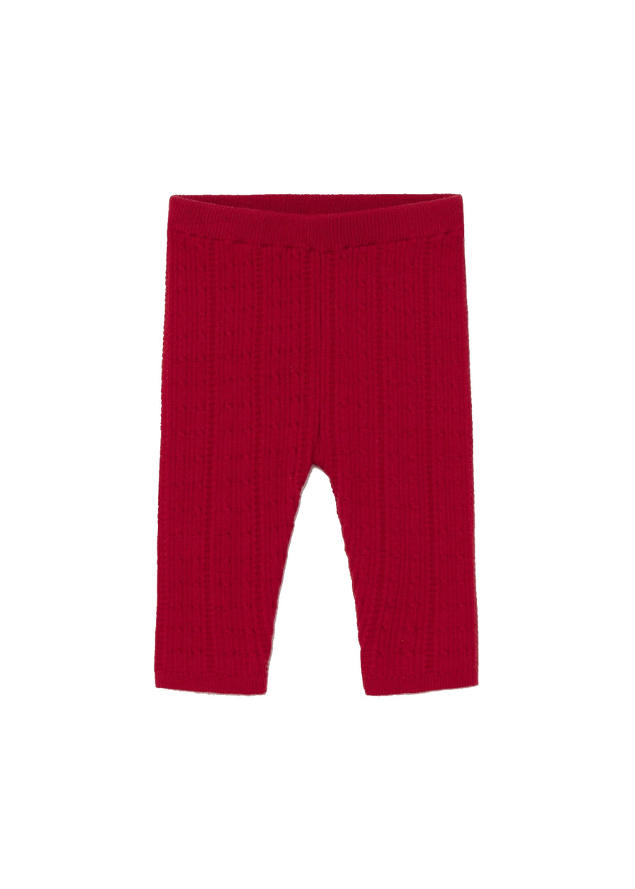 Leggings malha tricot Vermelho (Vermelho)  para Bebé Menina - Mayoral