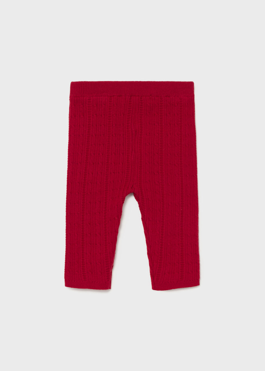 Leggings malha tricot Vermelho (Vermelho)  para Bebé Menina - Mayoral