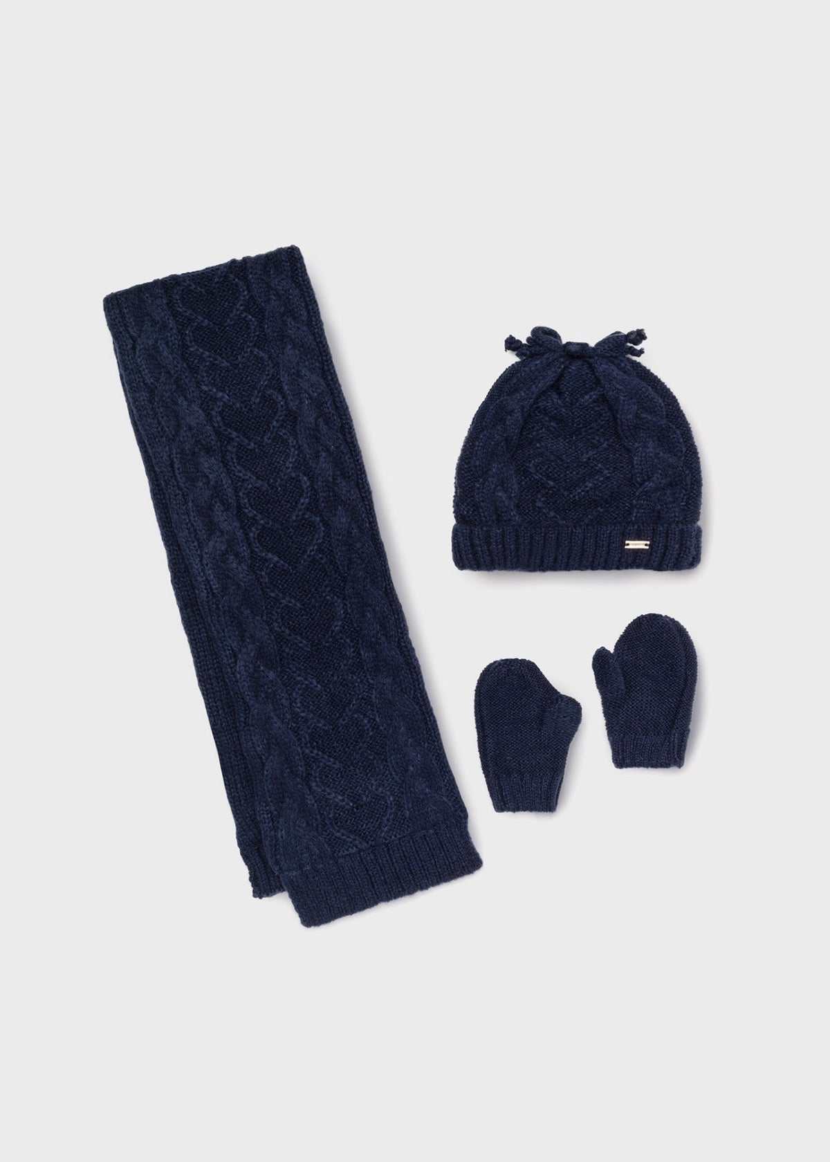 Conj. gorro/cachecol Marinho (Marinho)  para Bebé Menina - Mayoral