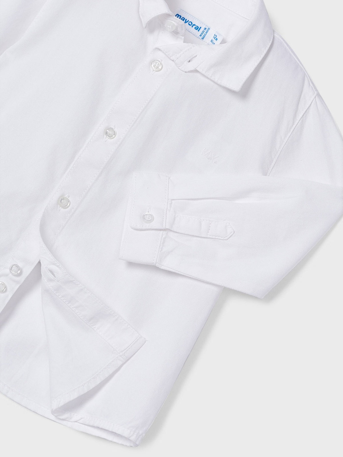 Camisa m/comp.básica Branco     (Branco)  para Bebé Menino - Mayoral