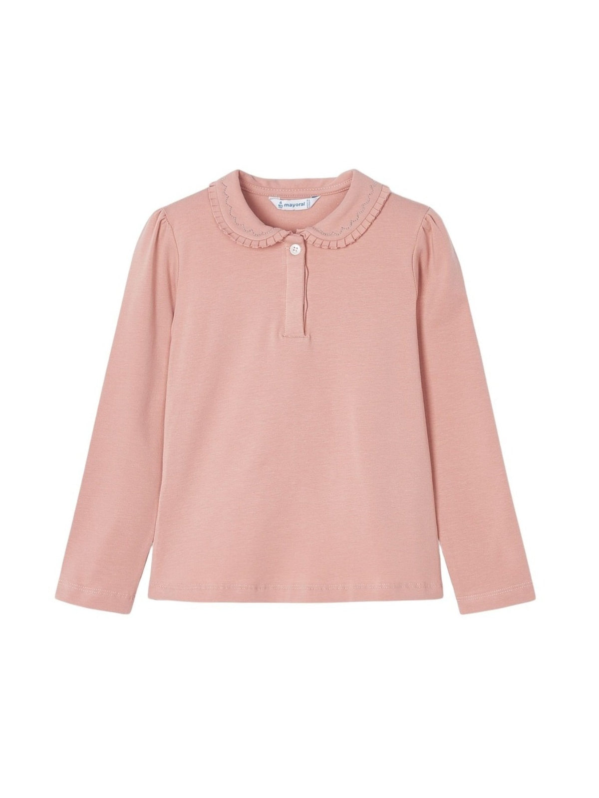 Polo m/comp. básico Rosado     (Rosa)  para Menina - Mayoral
