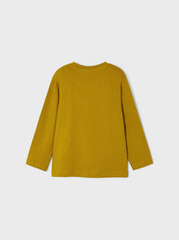 Camiseta básica Azeitona   (Amarelo Ocre)  para Menino - Mayoral